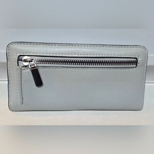 Safe Keeper Slim Bifold Gray Zip Snap Wallet